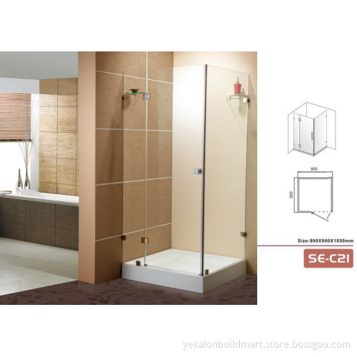 With Frame Frame Style and 8mm Glass Thickness sliding shower enclosure